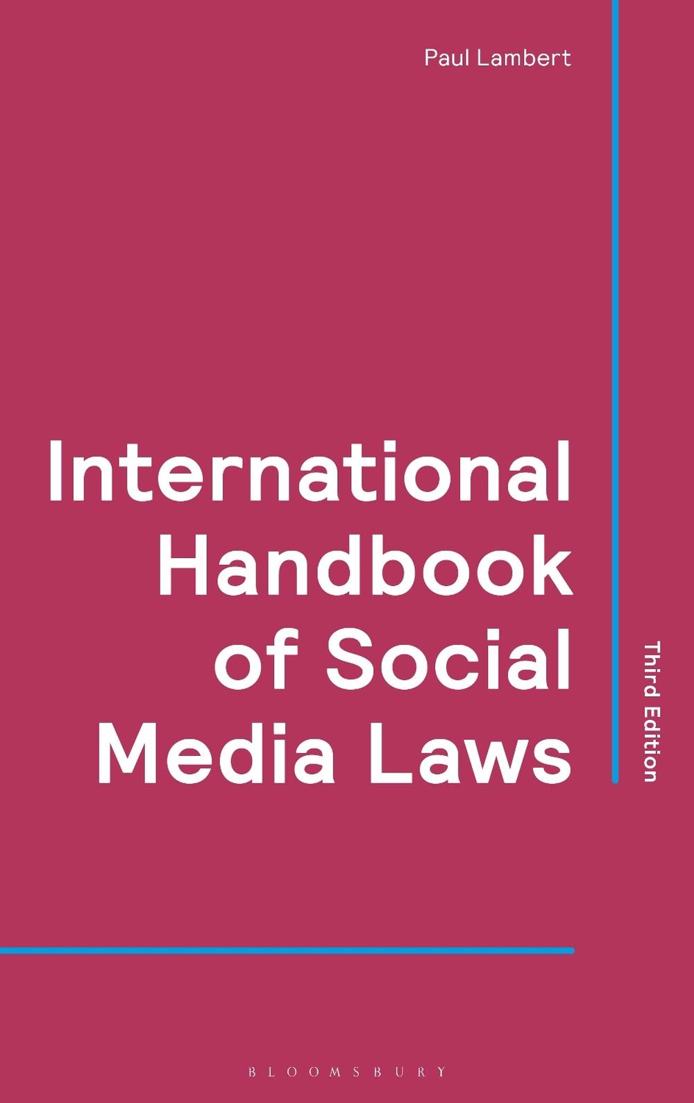 International Handbook of Social Media Laws by Paul Lambert - ISBN: 9781526536204