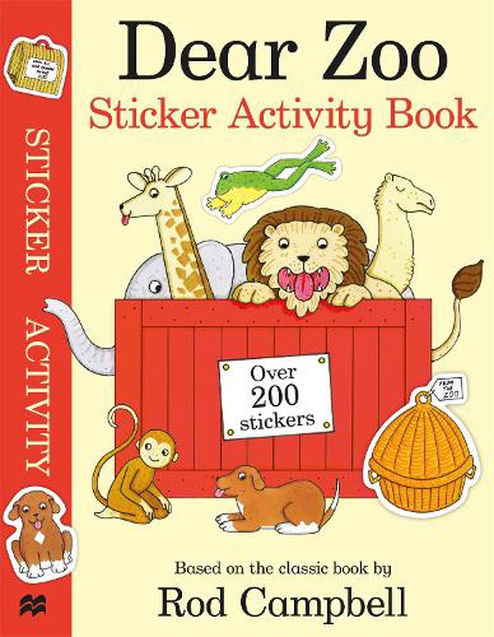 Dear Zoo Sticker Activity Book by Rod Campbell, Paperback, 9781529074680