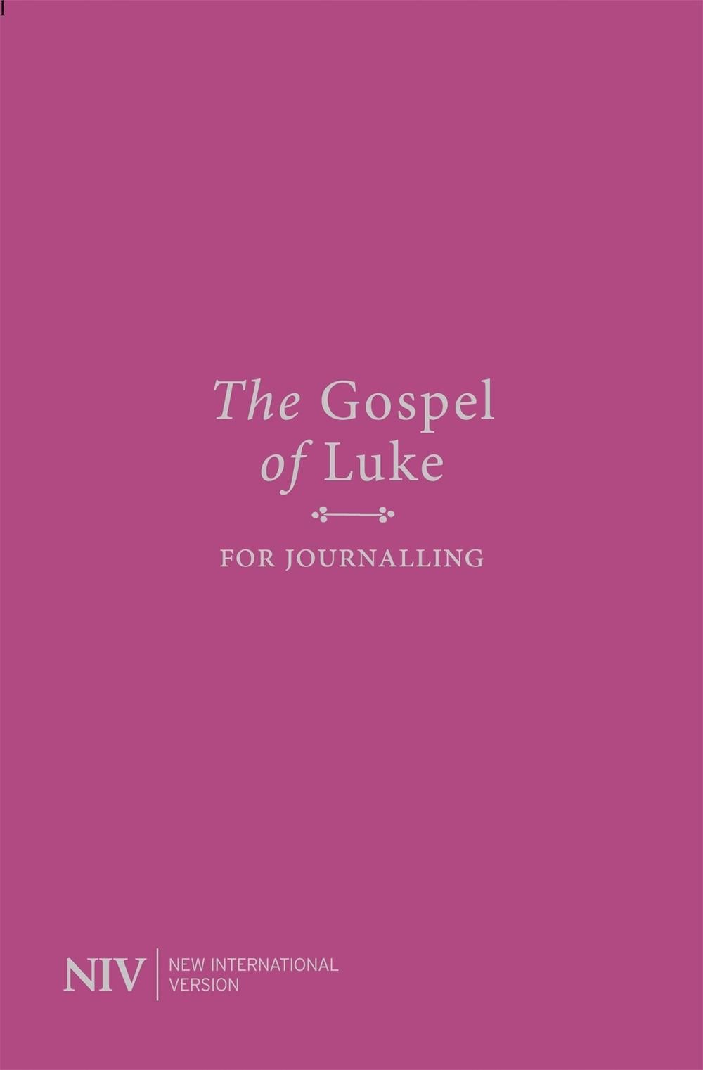 NIV Gospel of Luke for Journalling by New International Version - ISBN: 9781529331622