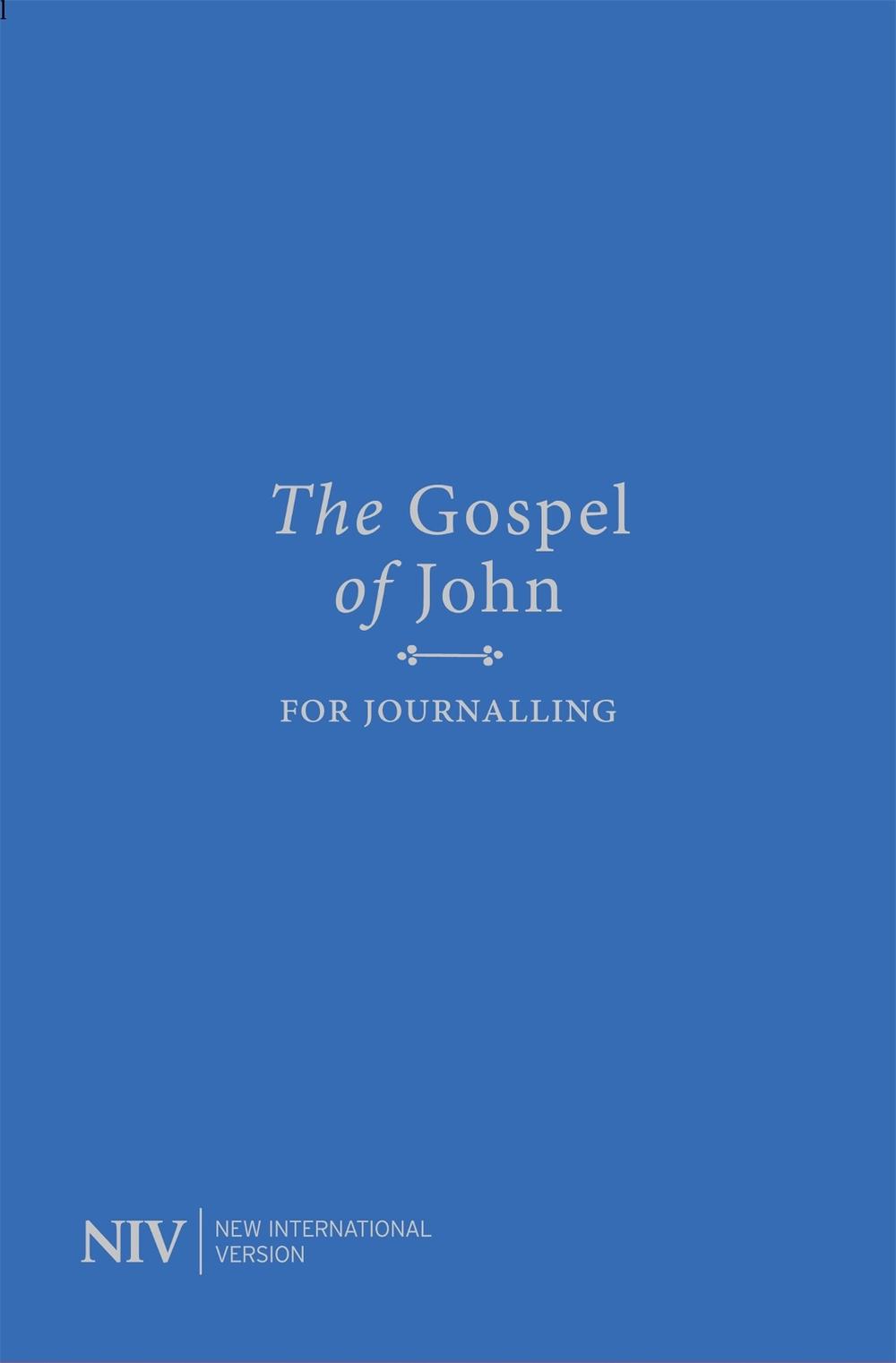 NIV Gospel of John for Journalling by New International Version - ISBN: 9781529331639