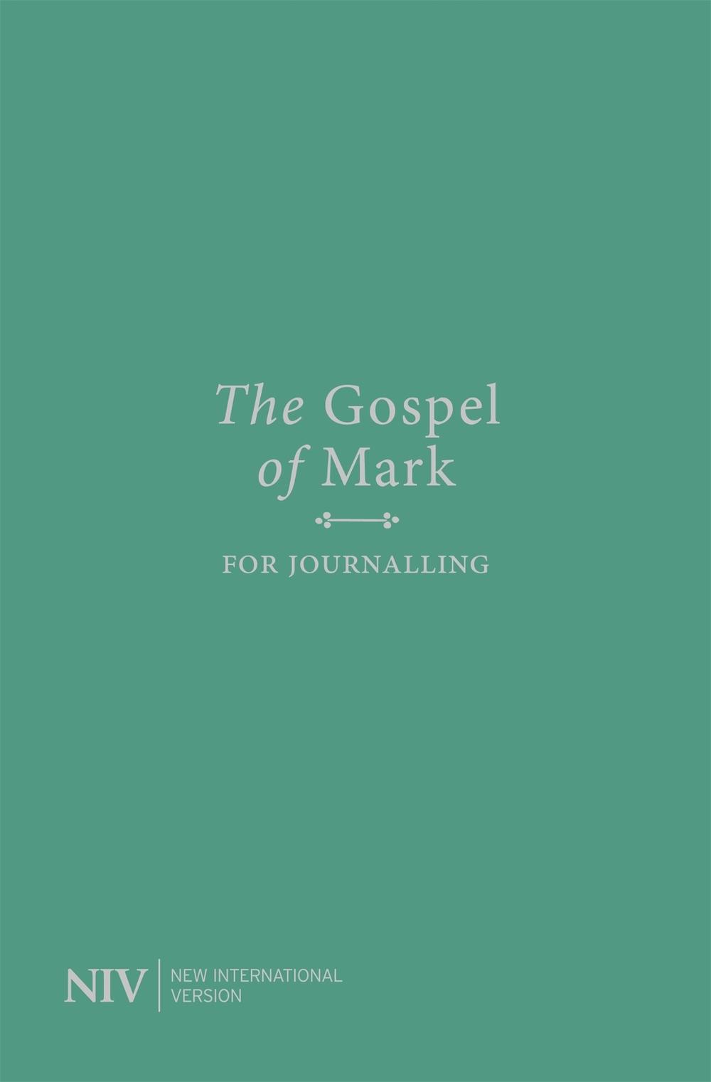 NIV Gospel of Mark for Journalling by New International Version - ISBN: 9781529331646