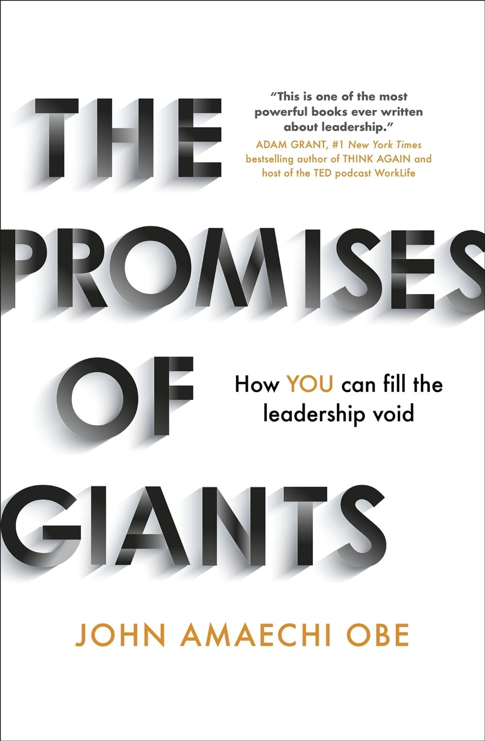 The Promises of Giants by John Amaechi - ISBN: 9781529345896