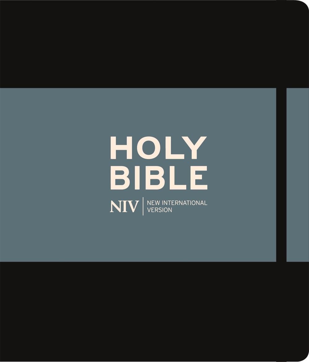 NIV Journalling Black Hardback Bible by New International Version - ISBN: 9781529353624