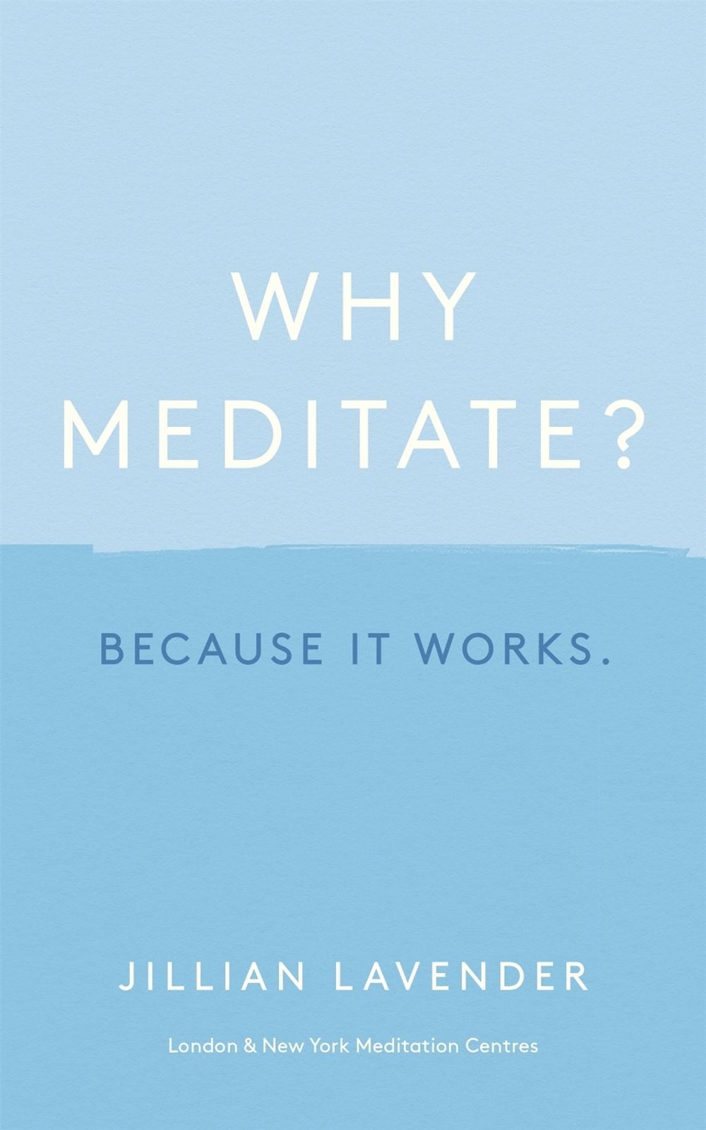 Why Meditate? Because it Works by Jillian Lavender - ISBN: 9781529356915