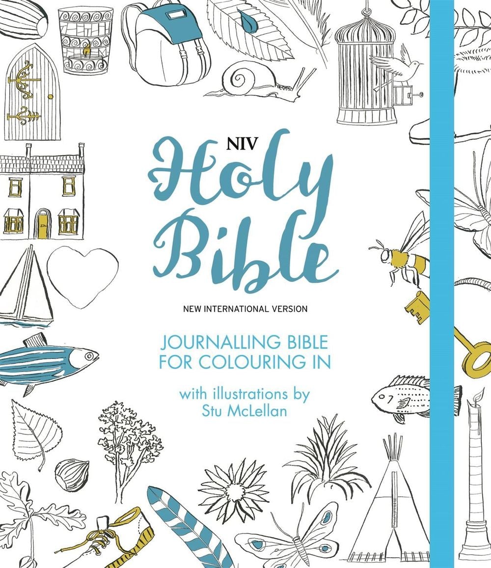 NIV Journalling Bible for Colouring In by New International Version - ISBN: 9781529360141