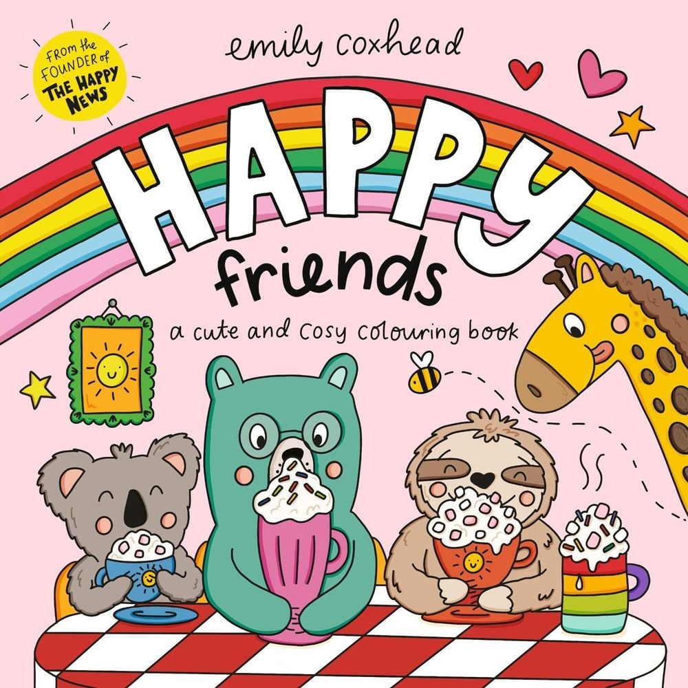 Happy Friends: A Cute and Cosy Colouring Book by Emily Coxhead - ISBN: 9781529537604
