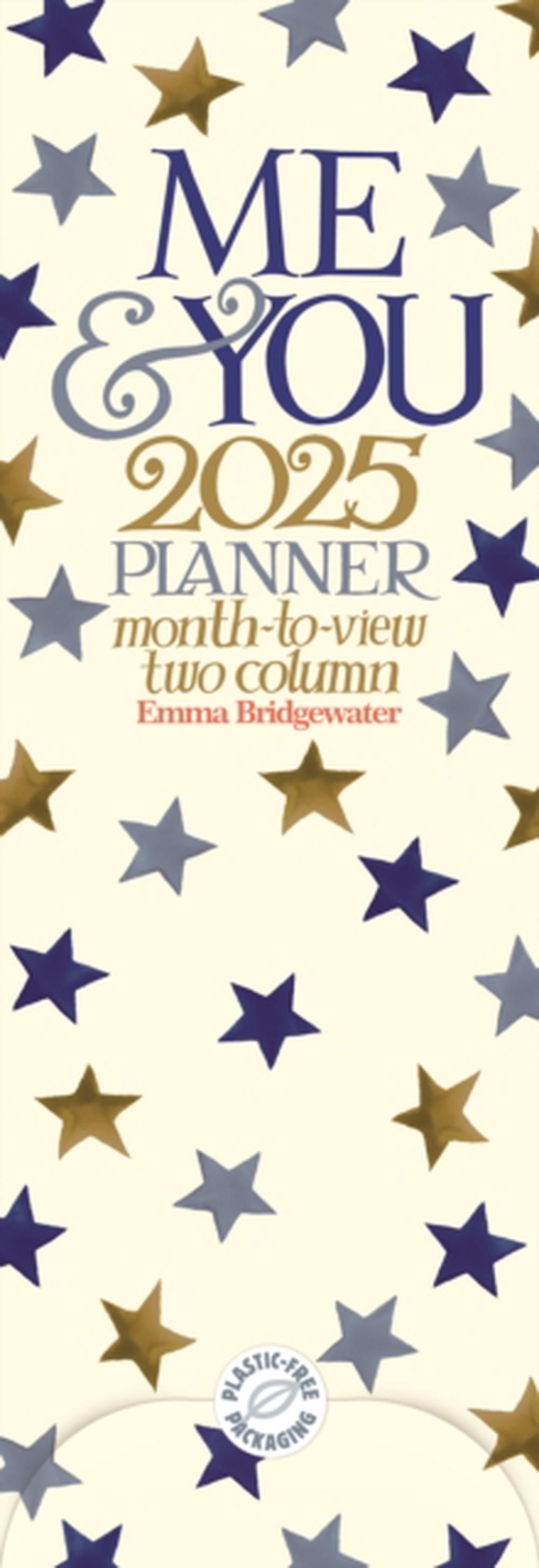 2025 Emma Bridgewater Me & You Blue Star Planner Slim, 9781529841428