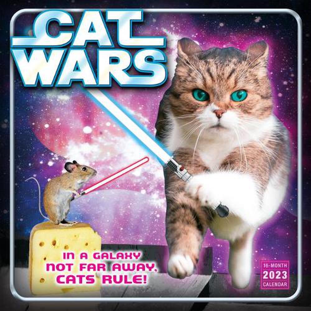 Cat Wars 2023 16-month Wall Calendar, 9781531915971