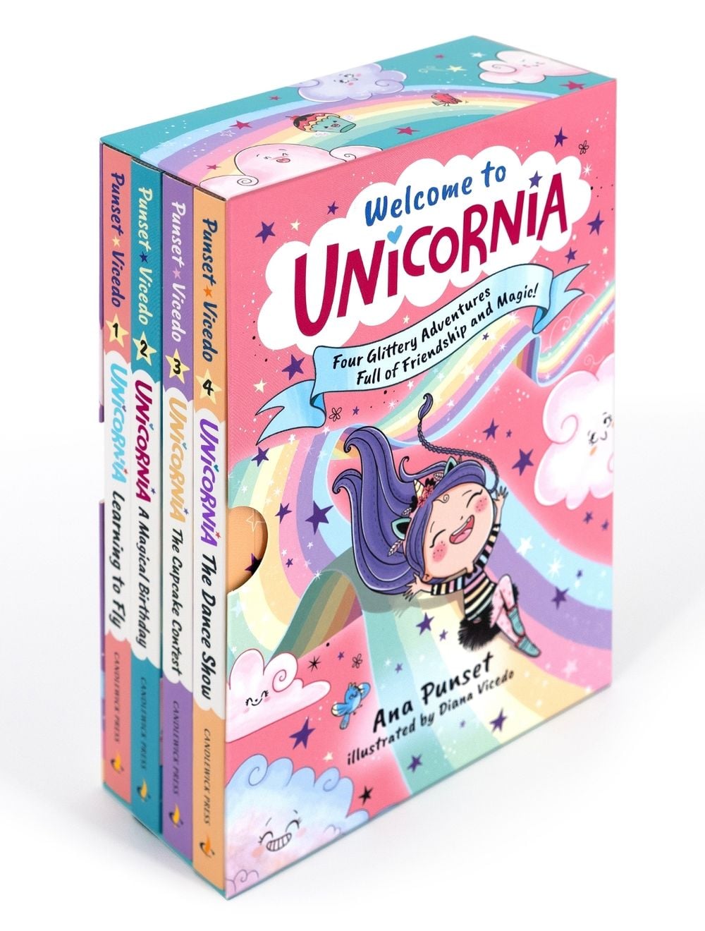 Welcome to Unicornia: Four Glittery Adventures Full of Friendship and Magic! by Ana Punset - ISBN: 9781536249682
