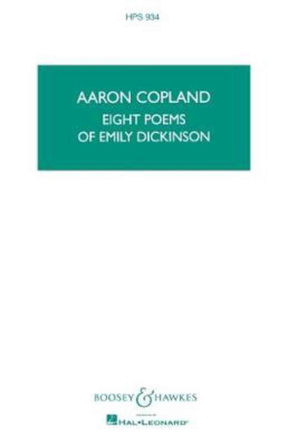 Eight Poems of Emily Dickinson: For Voice and Chamber Orchestra, 9781540024800