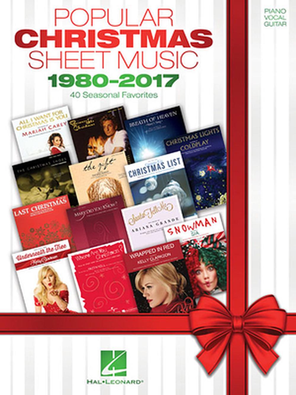 Popular Christmas Sheet Music - 1980-2017, 9781540029461