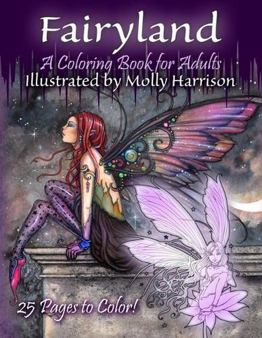 Fairyland - A Coloring Book For Adults, 9781542620918