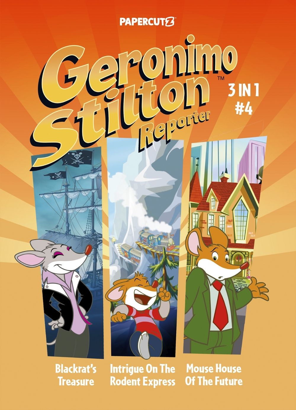 Geronimo Stilton Reporter 3-in-1 Vol. 4 by Geronimo Stilton - ISBN: 9781545811467