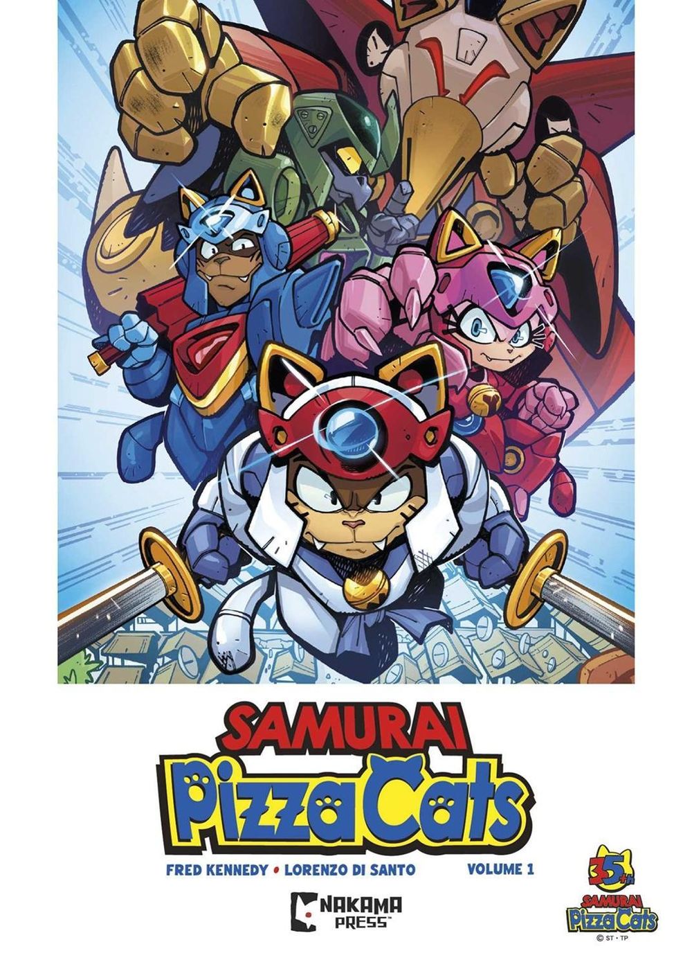 Samurai Pizza Cats Vol. 1 by Fred Kennedy - ISBN: 9781545823859