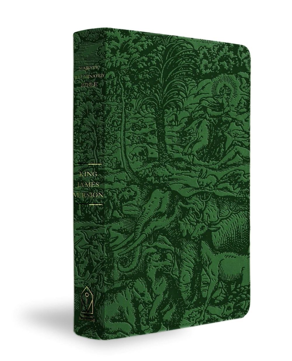 KJV Majestic Illuminated Bible (Emerald LeatherLuxe) by FaithWords - ISBN: 9781546009764