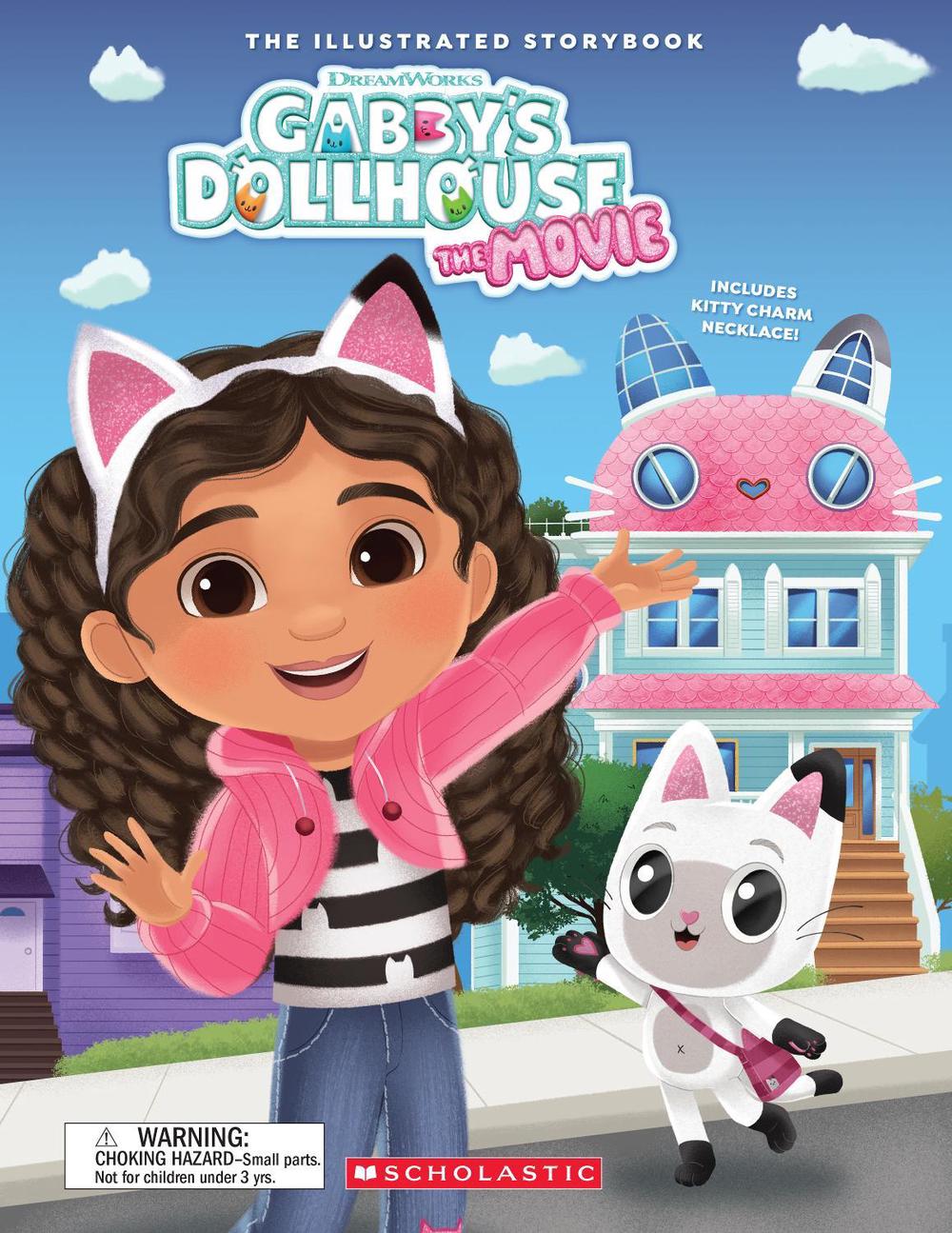 Gabby's Dollhouse: The Movie Storybook (DreamWorks: Includes Kitty Charm Necklace), 9781546172932