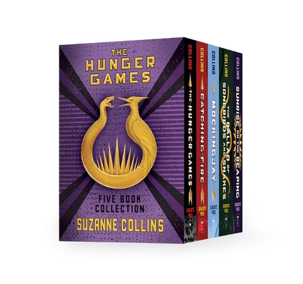 Hunger Games 5-Book Hardcover Box Set (the Hunger Games, Catching Fire, Mockingjay, the Ballad of Songbirds and Snakes, Sunrise on the Reaping), 9781546178774