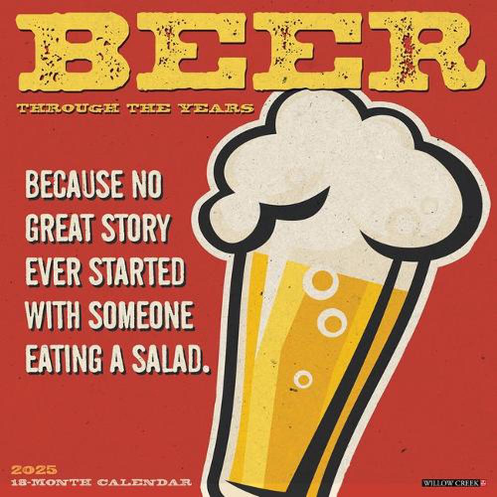 Beer--Through the Years 2026 Wall Calendar, 9781549250170