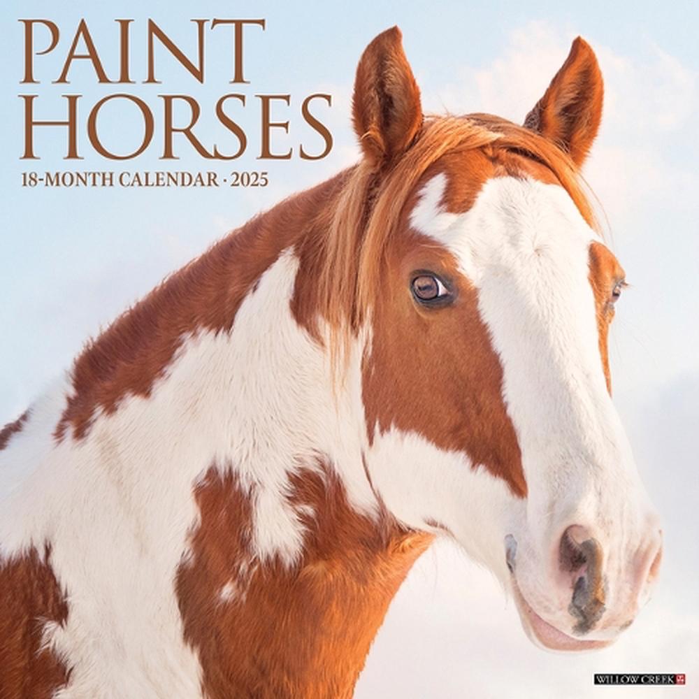 Paint Horses 2026 Wall Calendar, 9781549252297