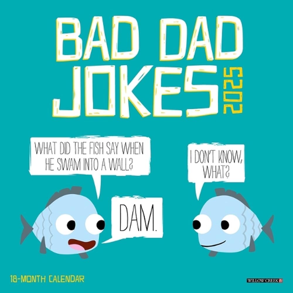 Bad Dad Jokes 2026 Mini Wall Calendar, 9781549253454