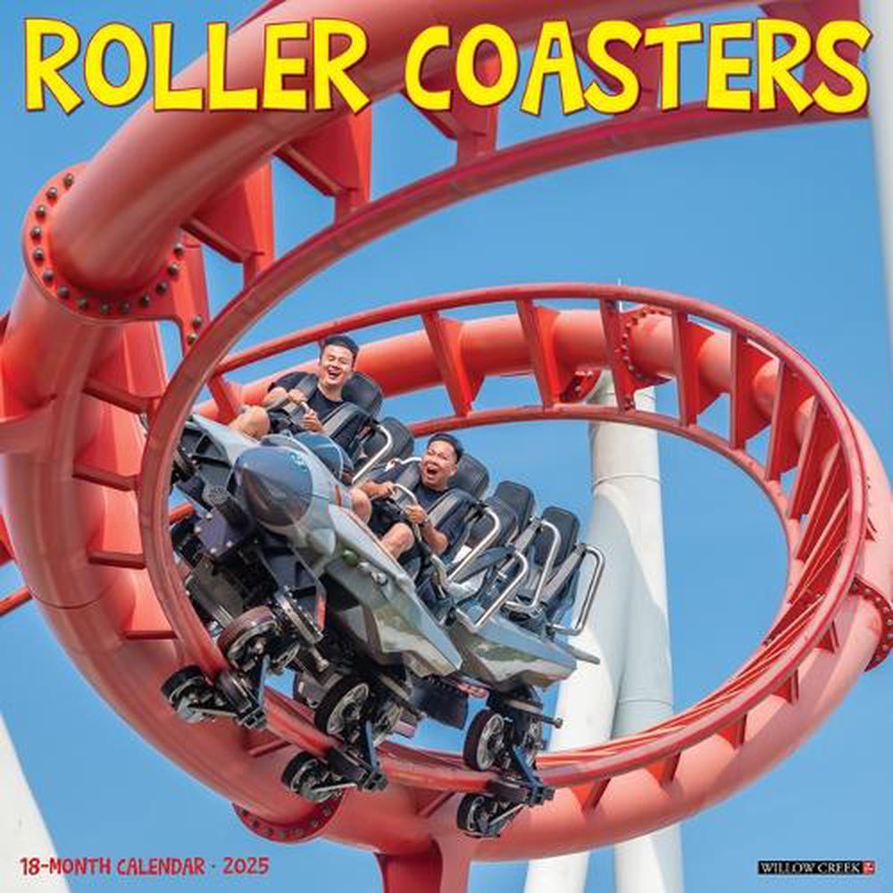 Roller Coasters 2026 12 X 12 Wall Calendar, 9781549255533