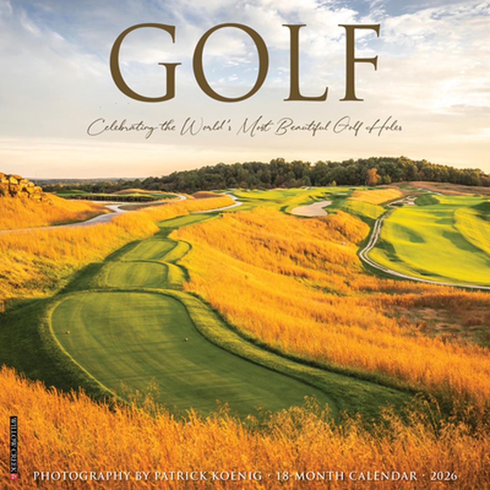 Golf (W/Foil) 2026 Wall Calendar, 9781549255816