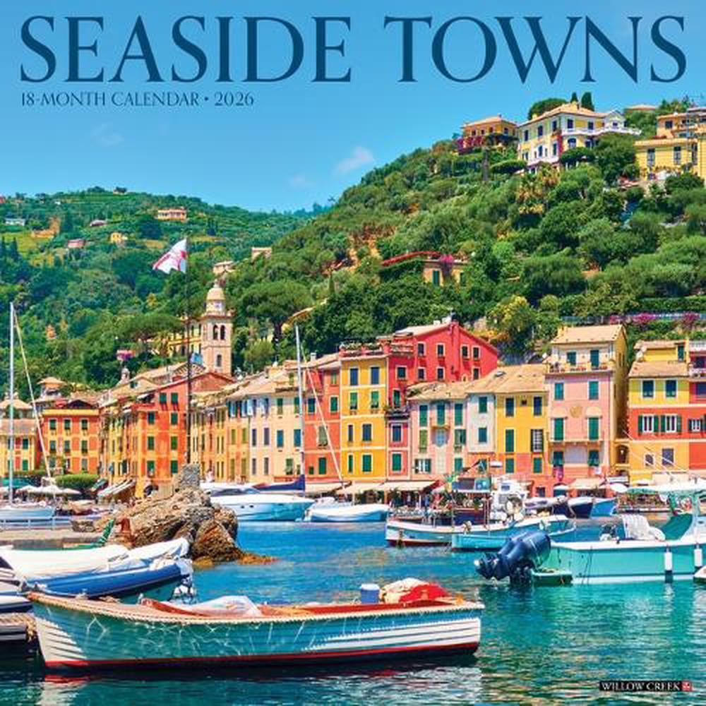 Seaside Towns 12 X 12 Wall Calendar, 9781549256127