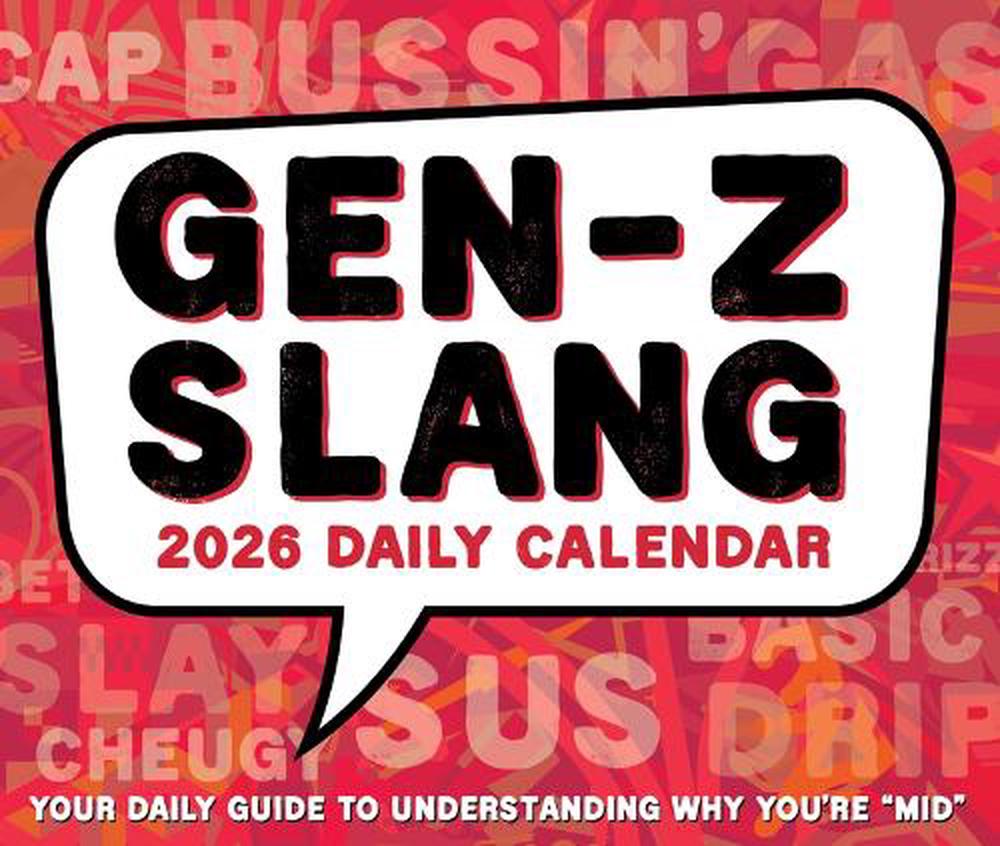 Gen Z Slang 2026 5.4 X 6.2 Box Calendar by Willow Creek Press - ISBN: 9781549257612