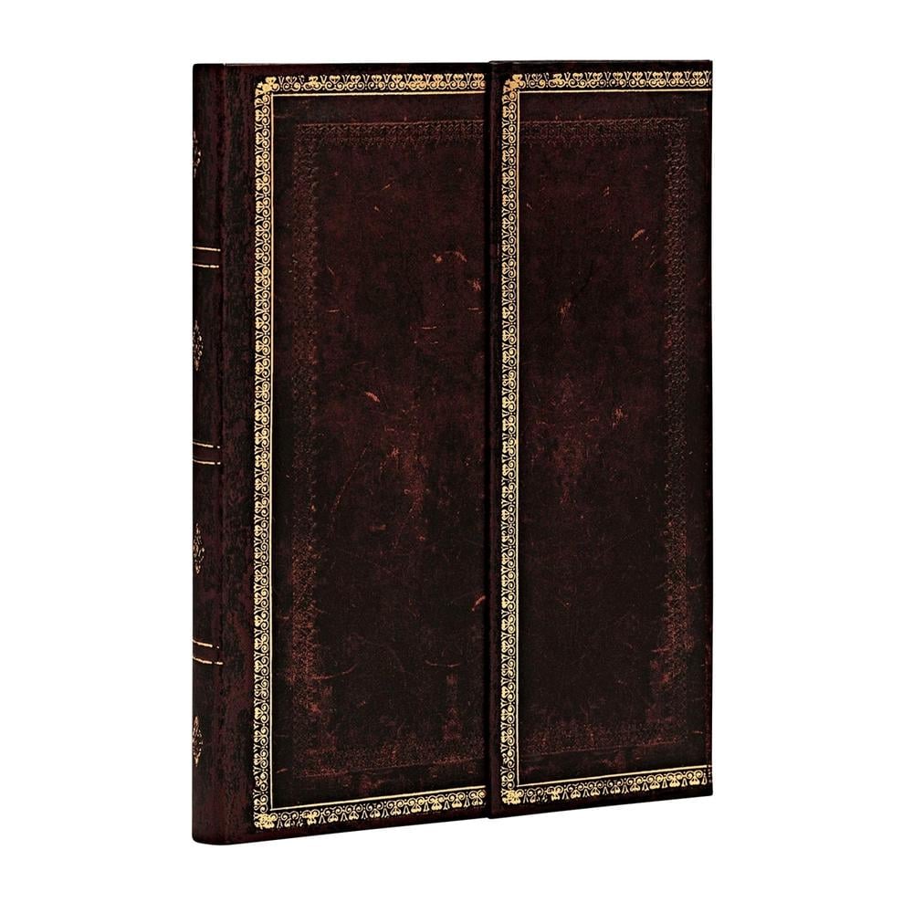 Paperblanks Black Moroccan (Old Leather Collection) Mini Lined Journal by Paperblanks - ISBN: 9781551568409