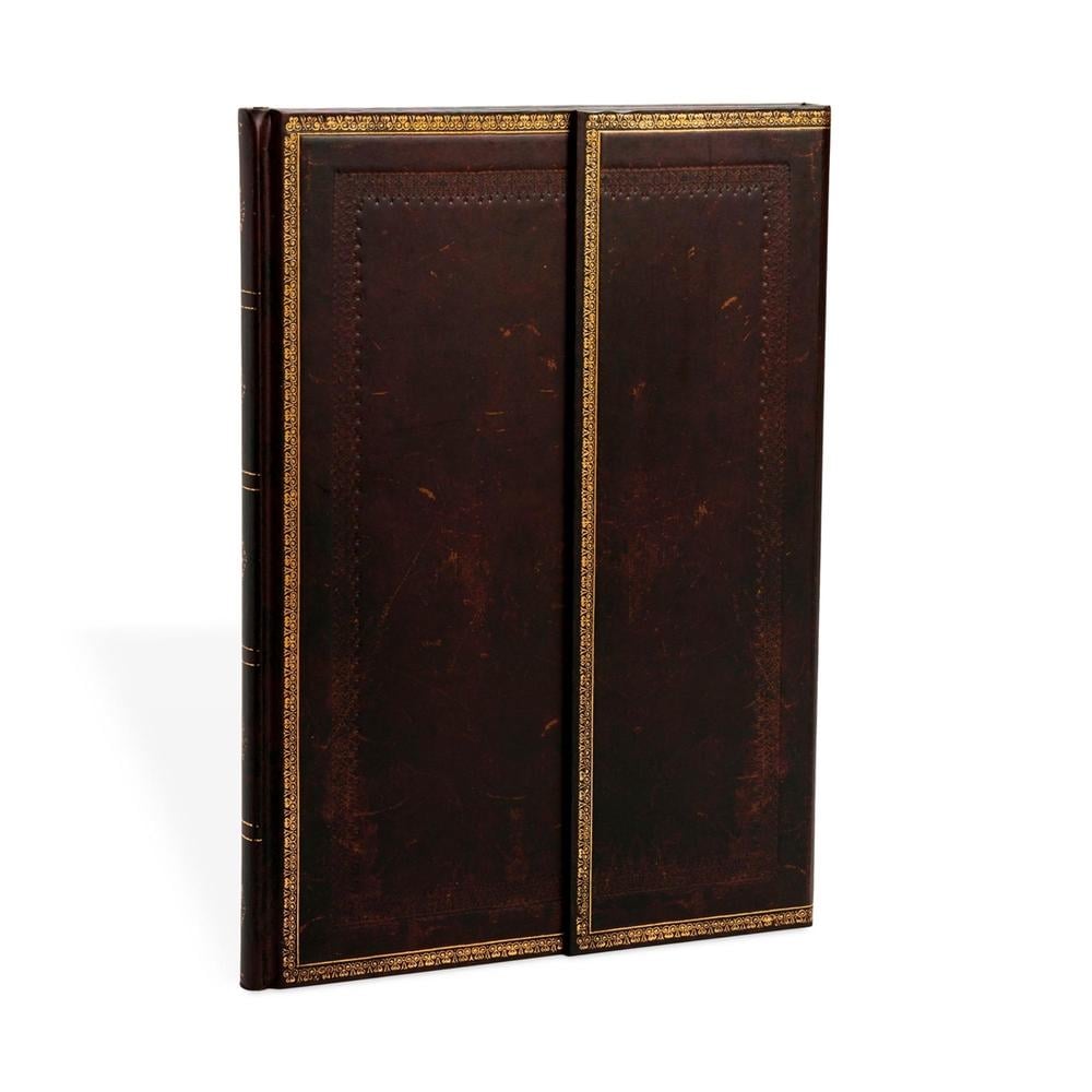 Paperblanks Old Leather, Black Moroccan Unlined Journal - Grande by Paperblanks - ISBN: 9781551568430