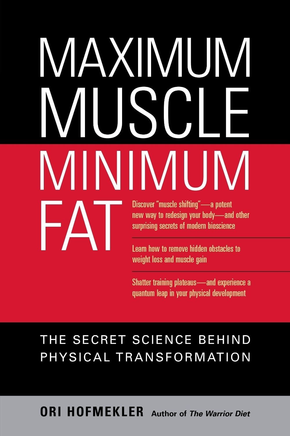 Maximum Muscle, Minimum Fat by Ori Hofmekler - ISBN: 9781556436895