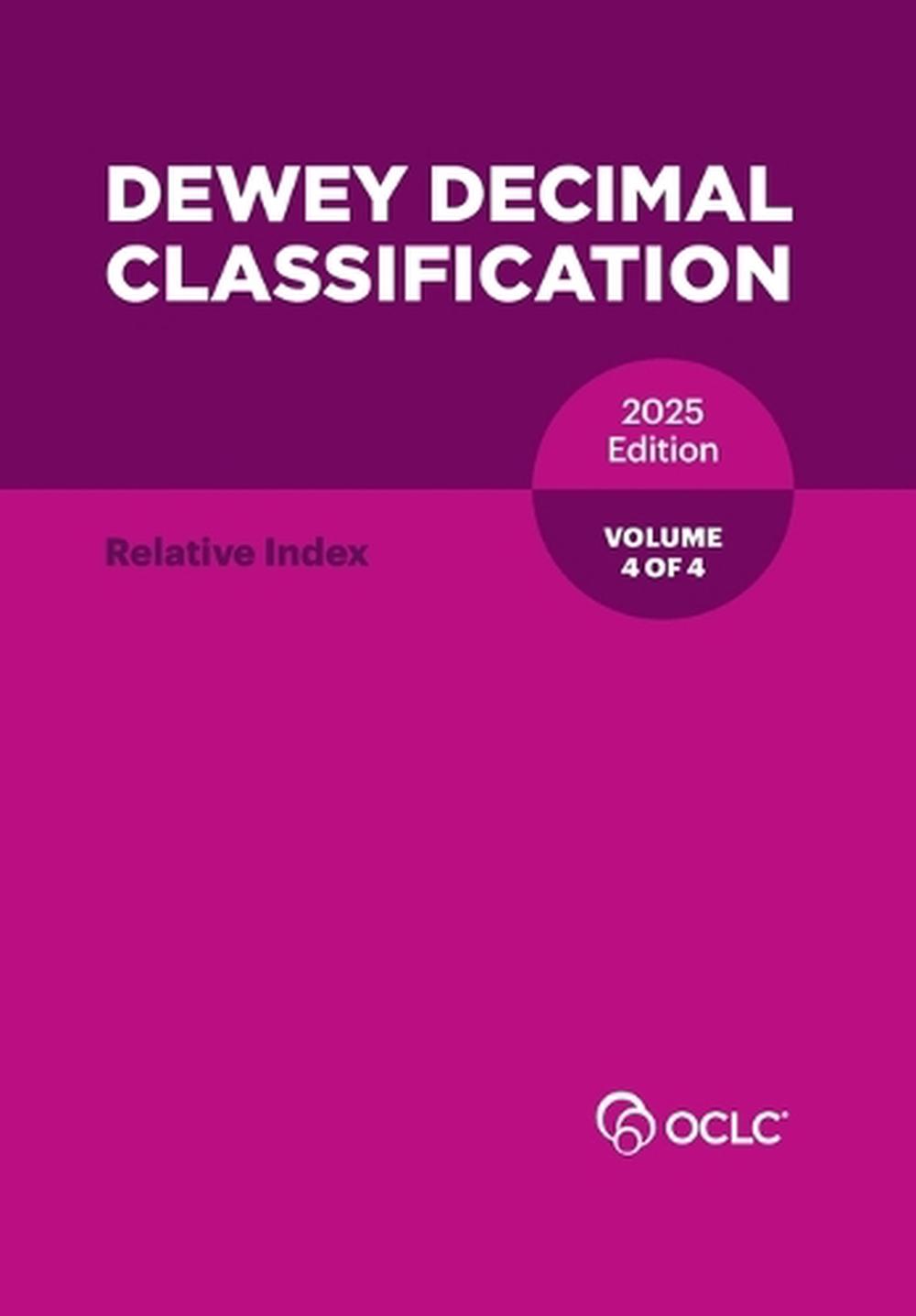 Dewey Decimal Classification 2025 V4, 9781556533198