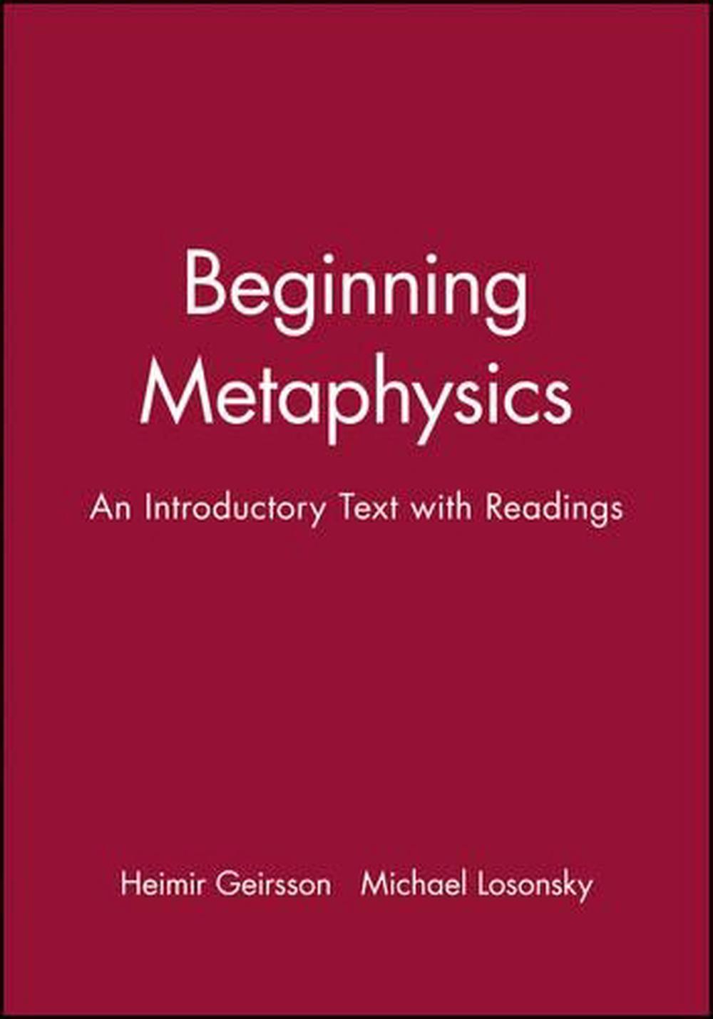 Beginning Metaphysics, 1st Edition, 9781557867292