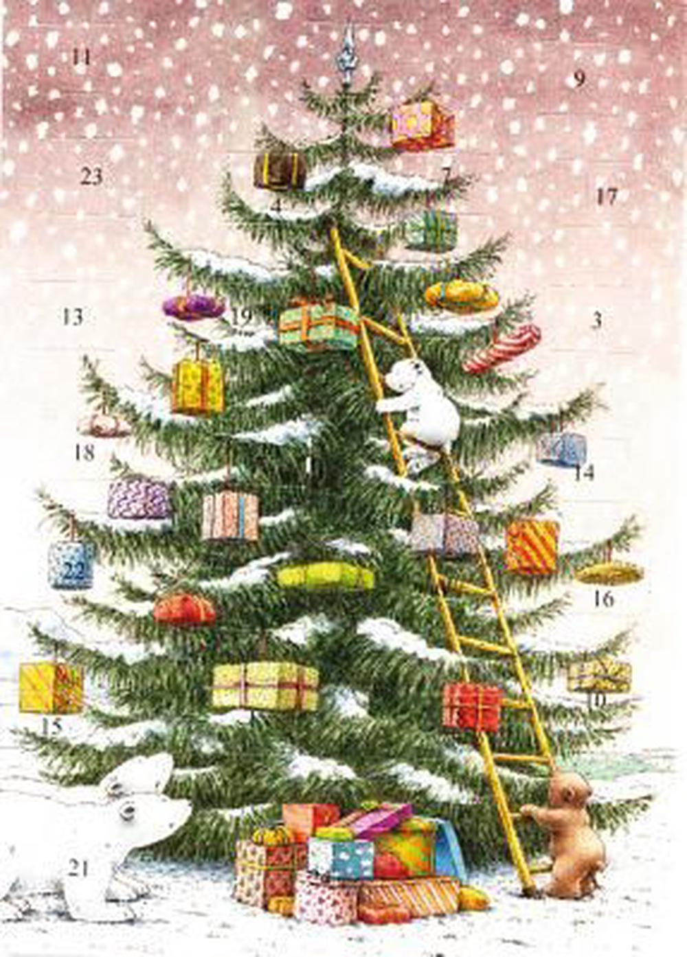 Little Polar Bear Christmas Advent Calendar by Hans de Beer, Wall
