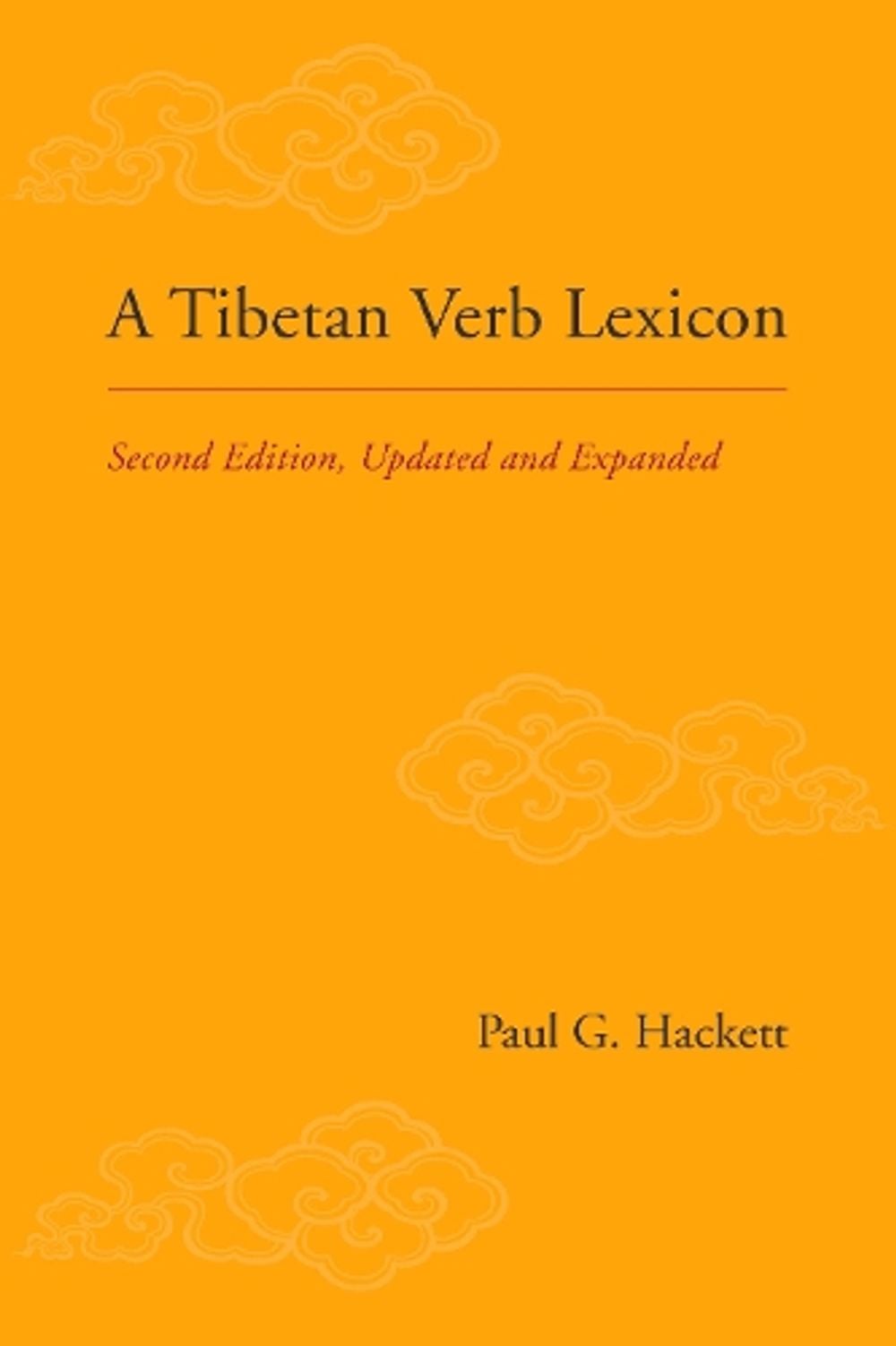 Tibetan Verb Lexicon by Paul G. Hackett - ISBN: 9781559394833