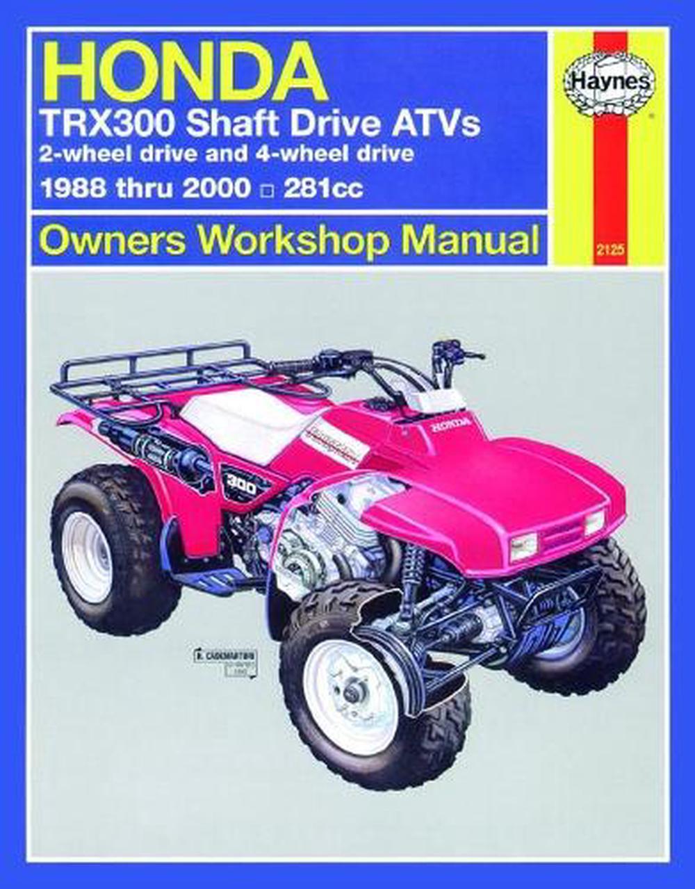 Honda TRX300 ATV Owners Manual by Alan Ahlstrand, Paperback