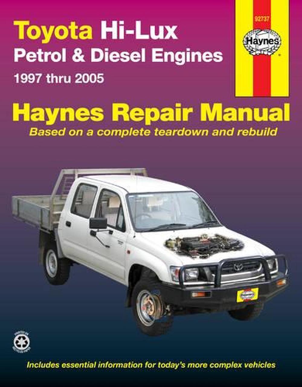 Toyota Hi Lux 4x4 & 4x2 (97-05) Haynes Repair Manual (AUS), 9781563926723