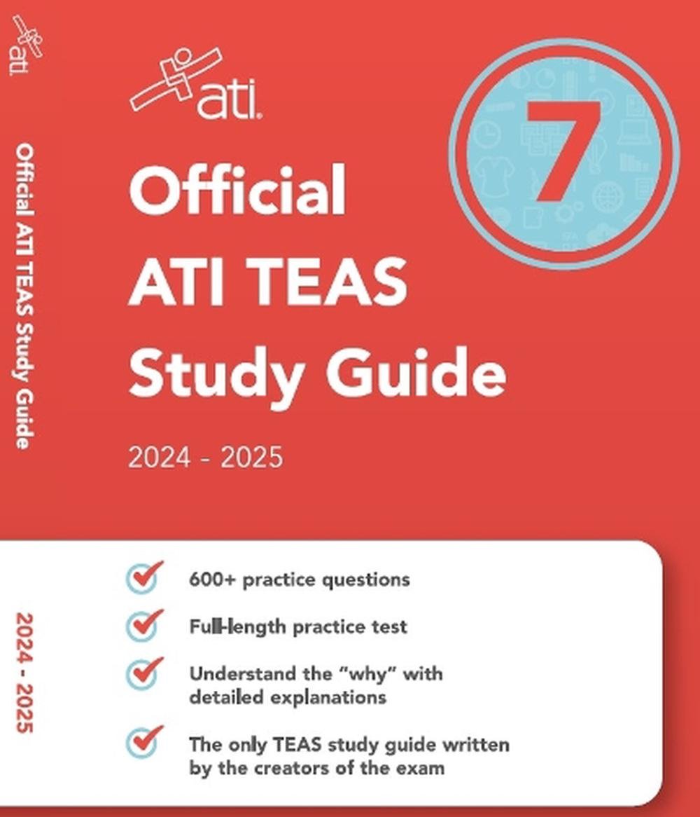 Official ATI TEAS Study Guide 7 (2024-2025 Edition), 9781565332720
