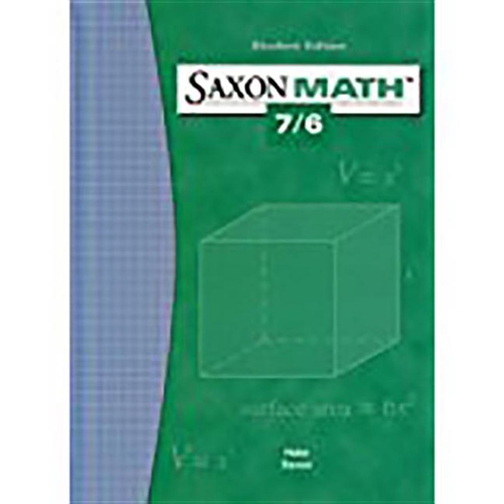 Saxon Math 7 6 By Stephen Hake Hardcover 9781565775077 Buy Online