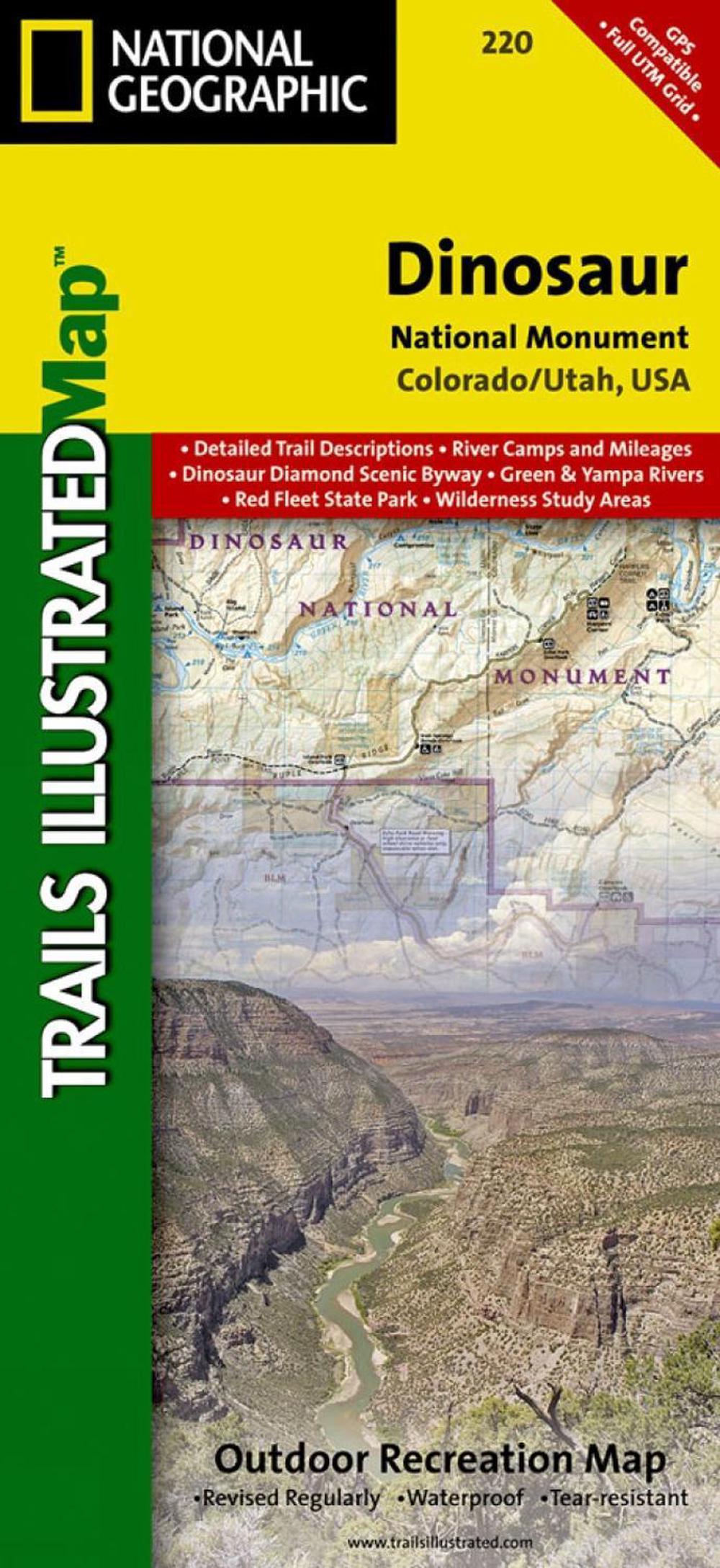 Dinosaur National Monument by National Geographic Maps, Folded