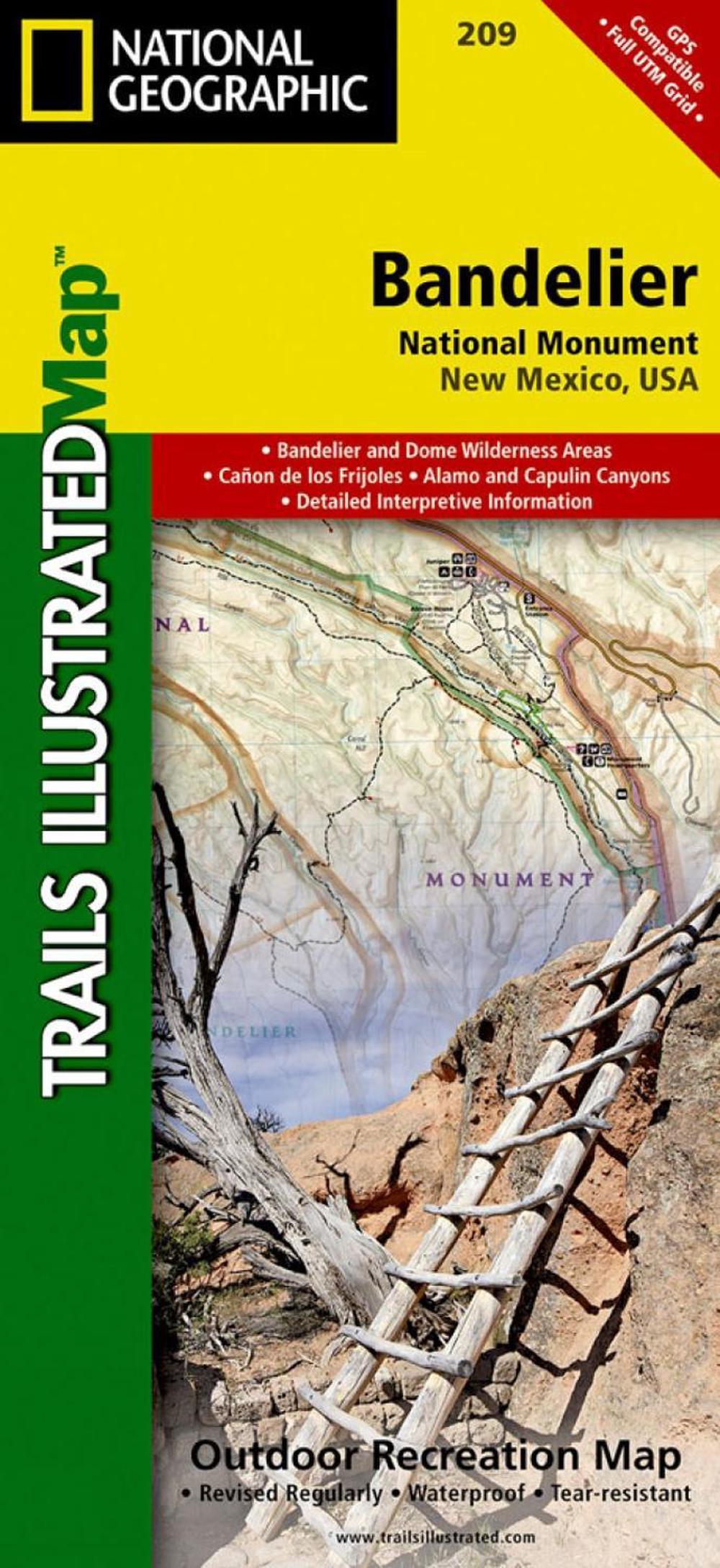 Bandelier National Monument Map by Nat Geo Maps - ISBN: 9781566954938