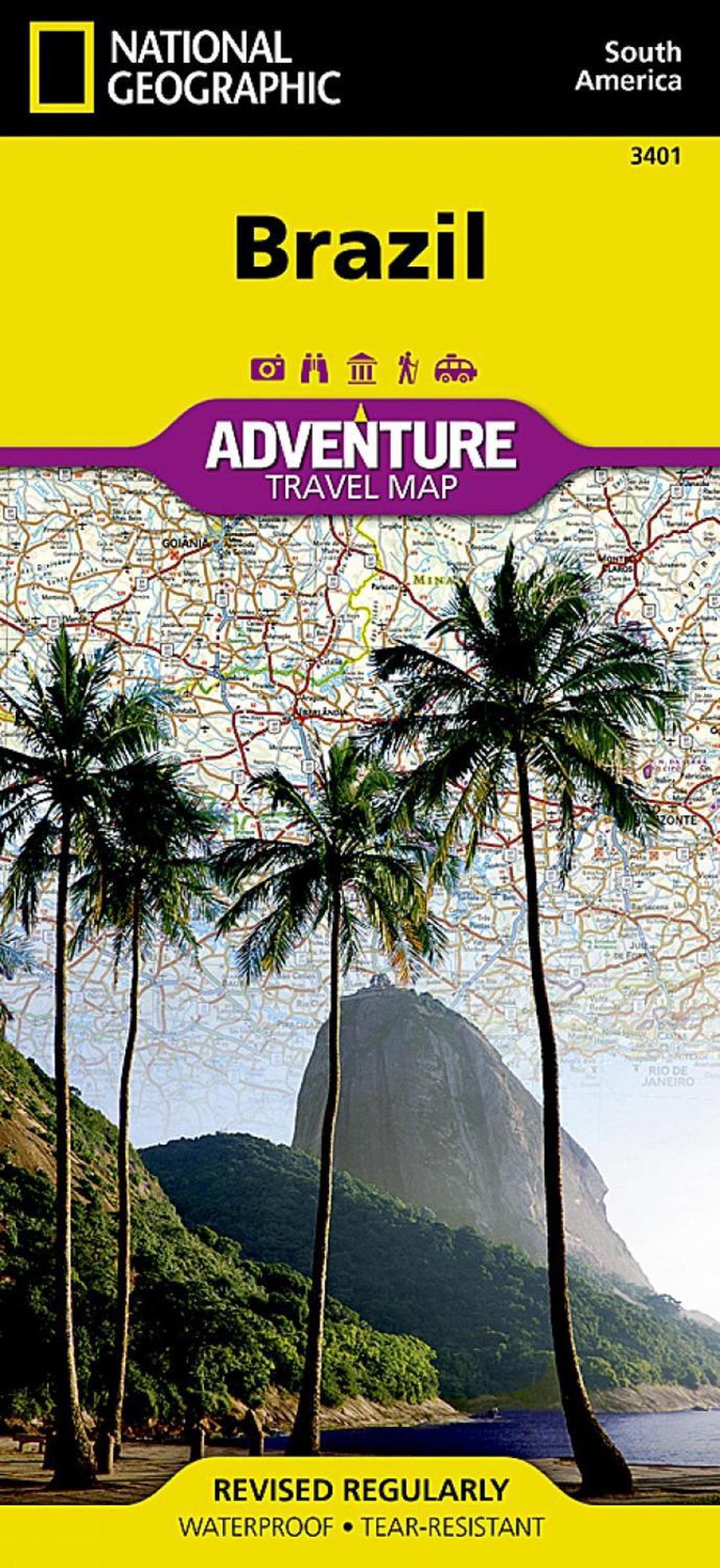 Brazil Pyramids Map Brazil Map by Nat Geo Maps, Folded, 9781566955454 | Buy online at The Nile