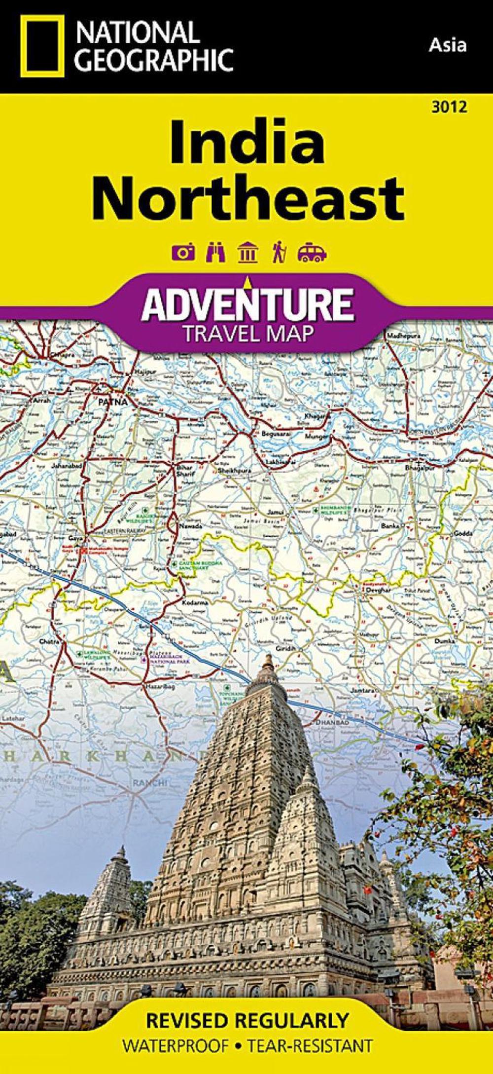 India Northeast Map by Nat Geo Maps - ISBN: 9781566955973