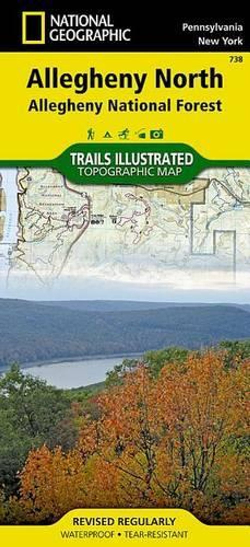 Allegheny National Forest North by National Geographic Maps, Folded ...