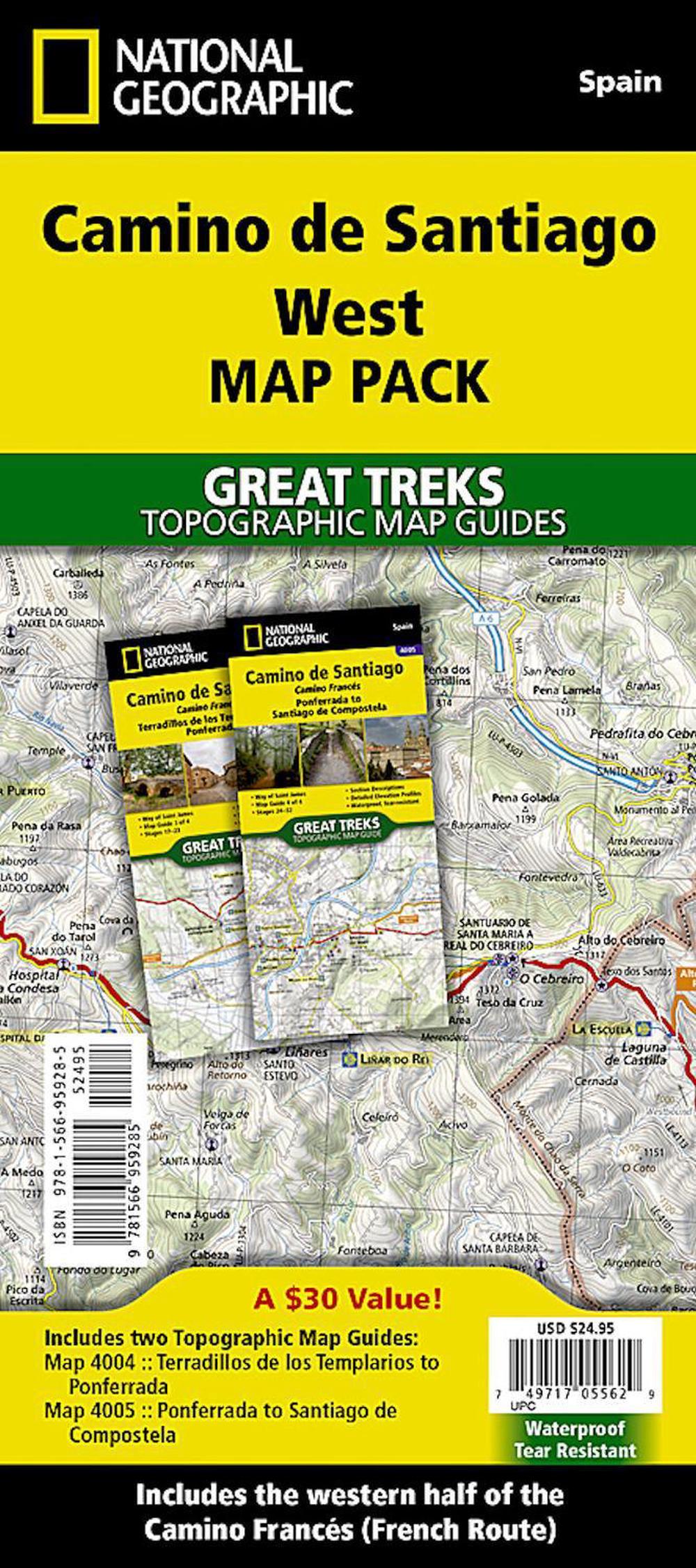 Camino de Santiago - Camino Frances West Map Pack Bundle, 9781566959285