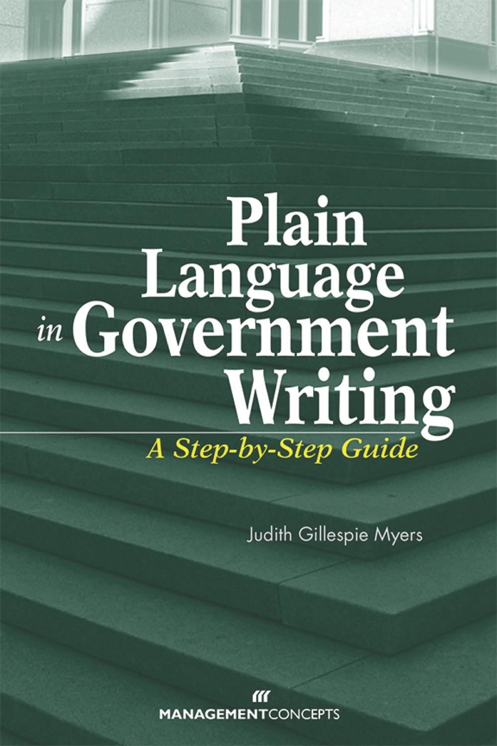 Plain Language in Government Writing by Judith G. Myers - ISBN: 9781567262247