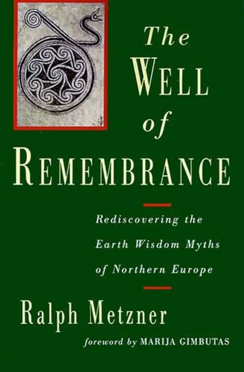 The Well of Remembrance by Ralph Metzner - ISBN: 9781570626289