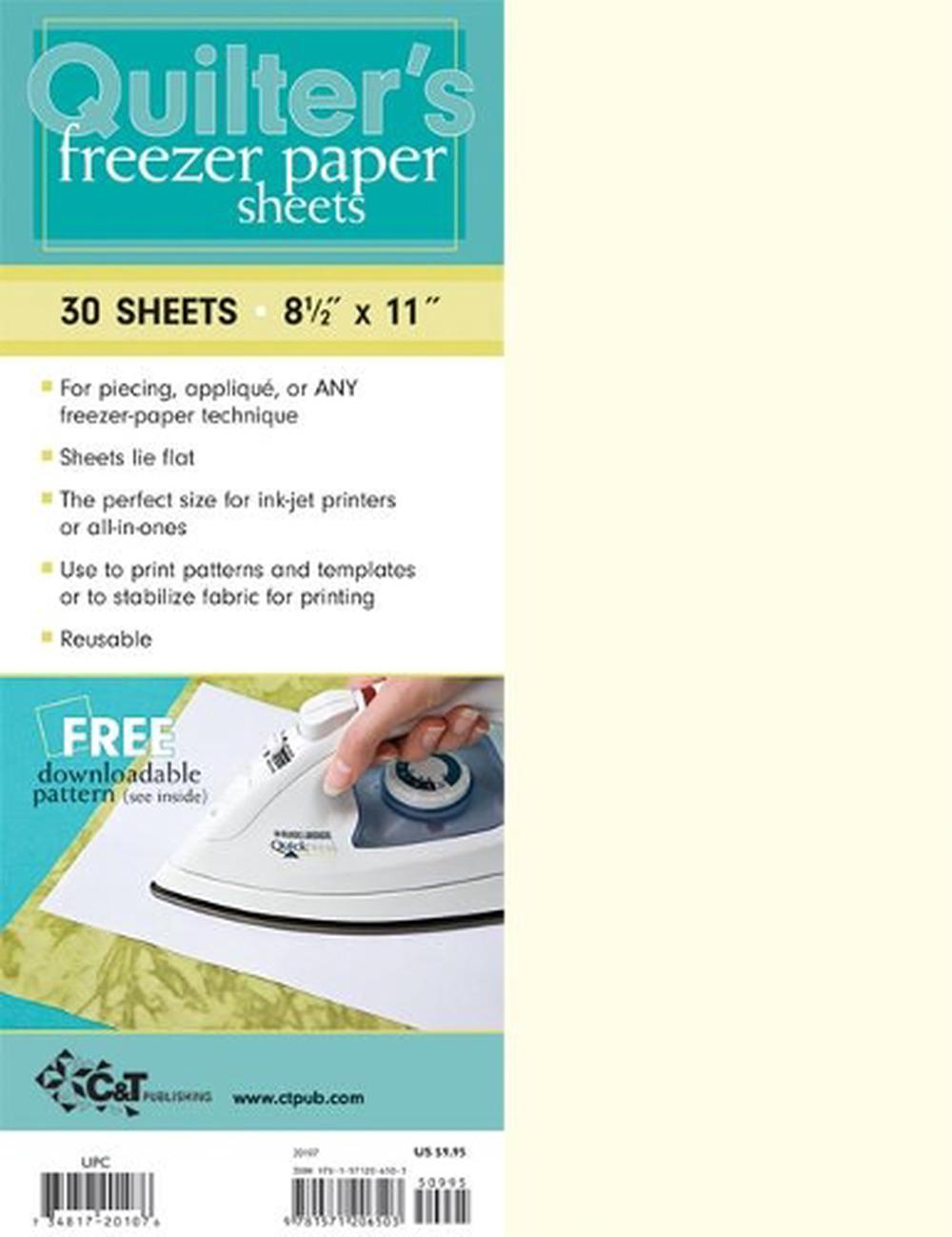 Quilter's Freezer Paper Sheets, 9781571206503