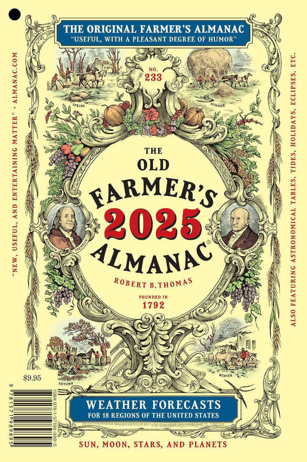 The 2025 Old Farmer's Almanac, 9781571989895