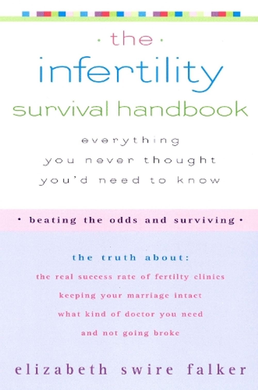 The Infertility Survival Handbook by Elizabeth Swire Falker - ISBN: 9781573223812